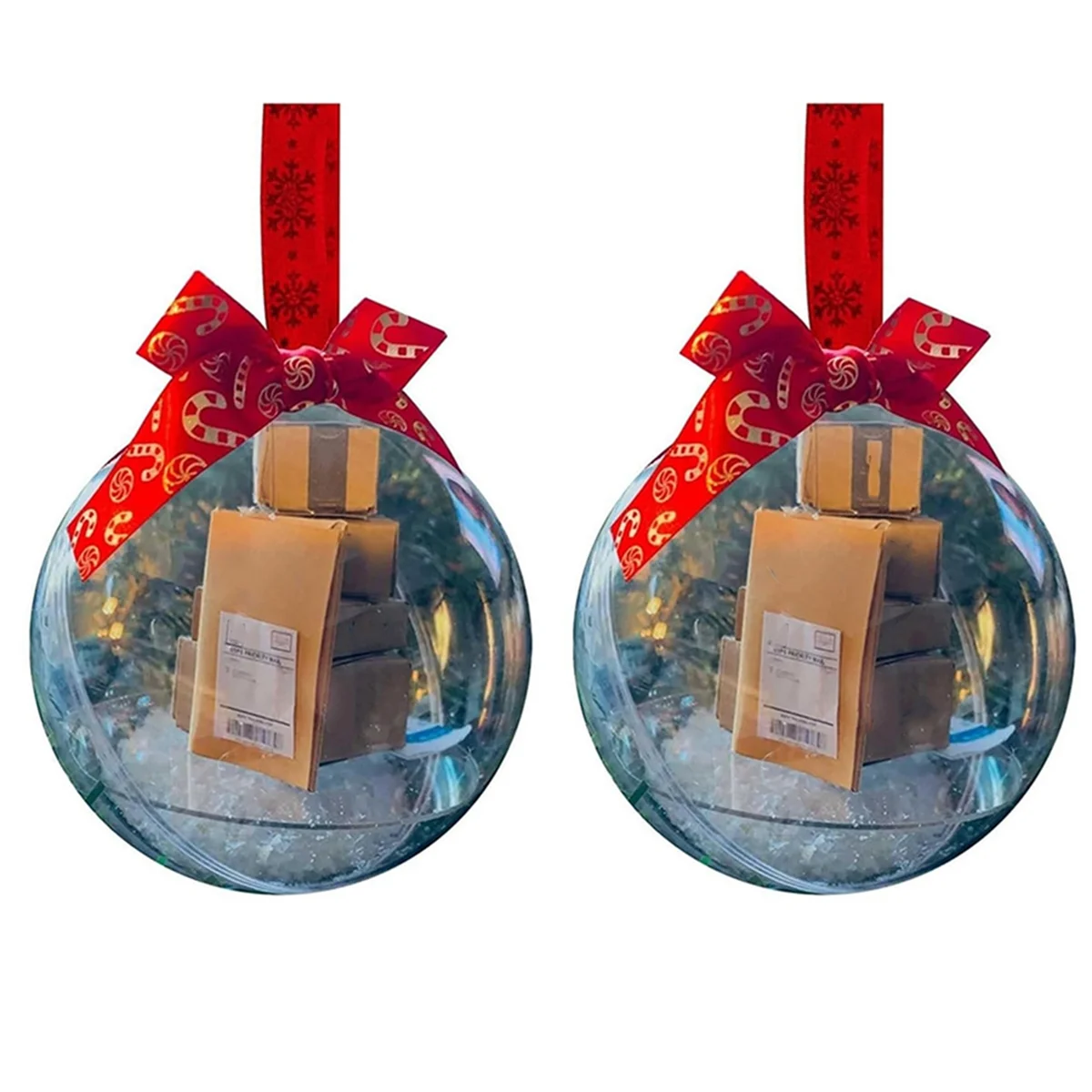 New Funny Ornament - Mini Packages Ornament, Christmas Mini Express Box Ornament Tree Decorations