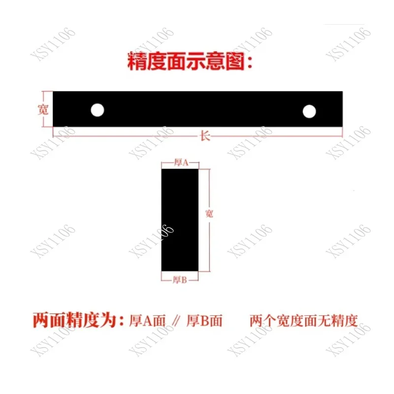 00 Class High Precision Granite Straight Edge Leveling Gauge Parallel Ruler Measuring Tool