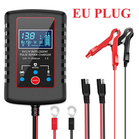 6V/12V 2A Car Smart Battery Charger Automatic Motorcycle Float Battery Charger Lawn Mower Tractor Lead-acid AGM GEL Toy