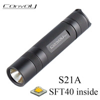 Flashlight Convoy S21A with SFT40 Led Linterna 21700 Torch Flash Light Hight Powerful Lanterna Camping Fishing Work Lamp