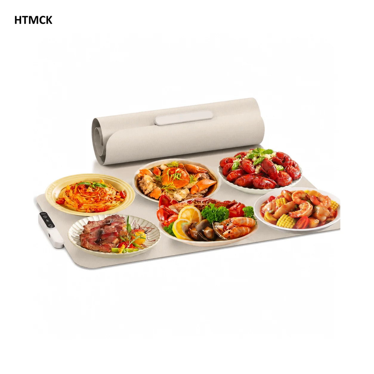 HTMCK Multifunctional Silicone Warming Board Home Easy Store Foldable Waterproof Oil Resistant Insulated for Hot Meals