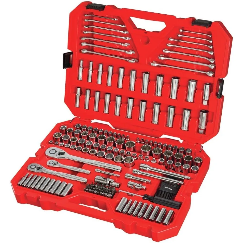 

Mechanics Tool Set, SAE/Metric, 189-Piece (CMMT12034)