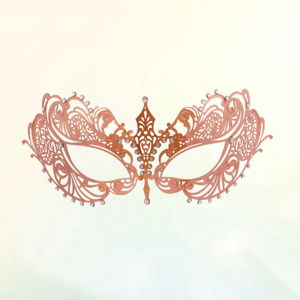 

The Mask Metal Party Half-face Wrought Iron Cosplay Golden Masquerade Ball Masks