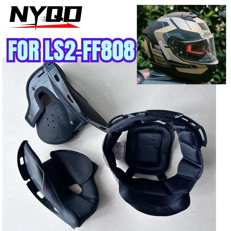 FOR LS2 FF808 Helmet Lining FF808 STREAM II Helmet Replacement Accessories FF808 Original Lining