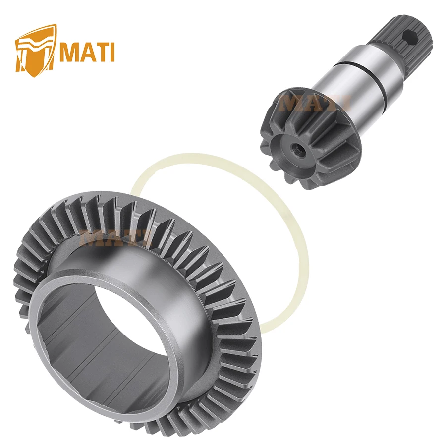 MATI Front Differential Gear Ring & Pinion For Polaris RZR 570 800 900 Ranger 570 900 1000 Sportsman ACE 325 570 3239381 3235173