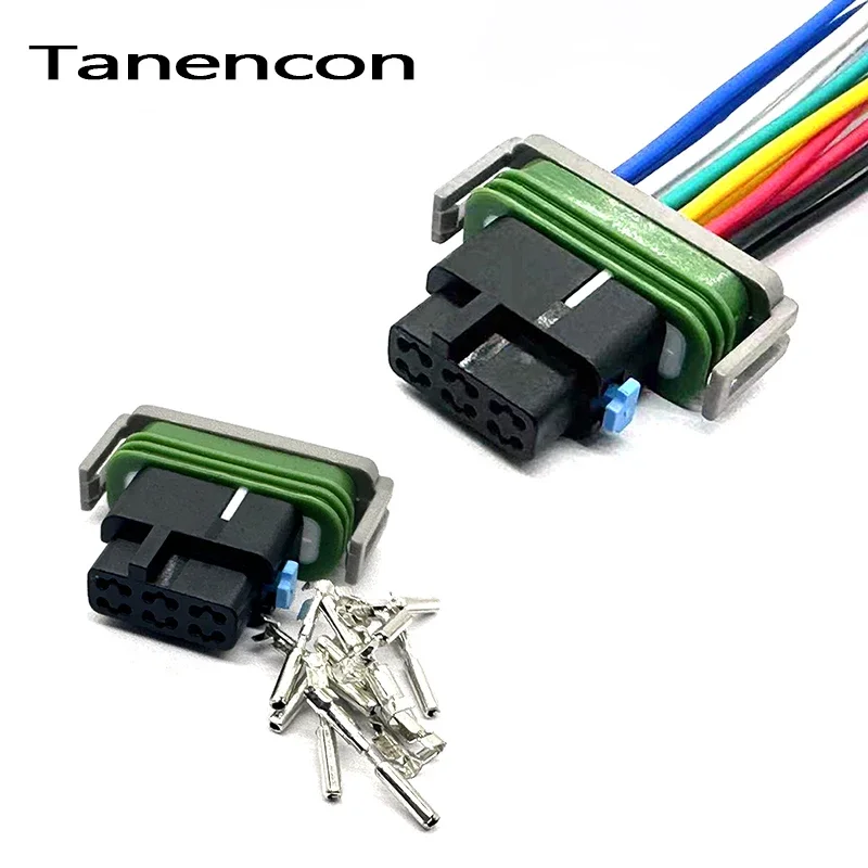 

1 Set 12 Pin Female Automotive Waterproof Wire Connector Sealed Cable Connectors Tachometer Plug for Harley DJ7127A-0.8-21