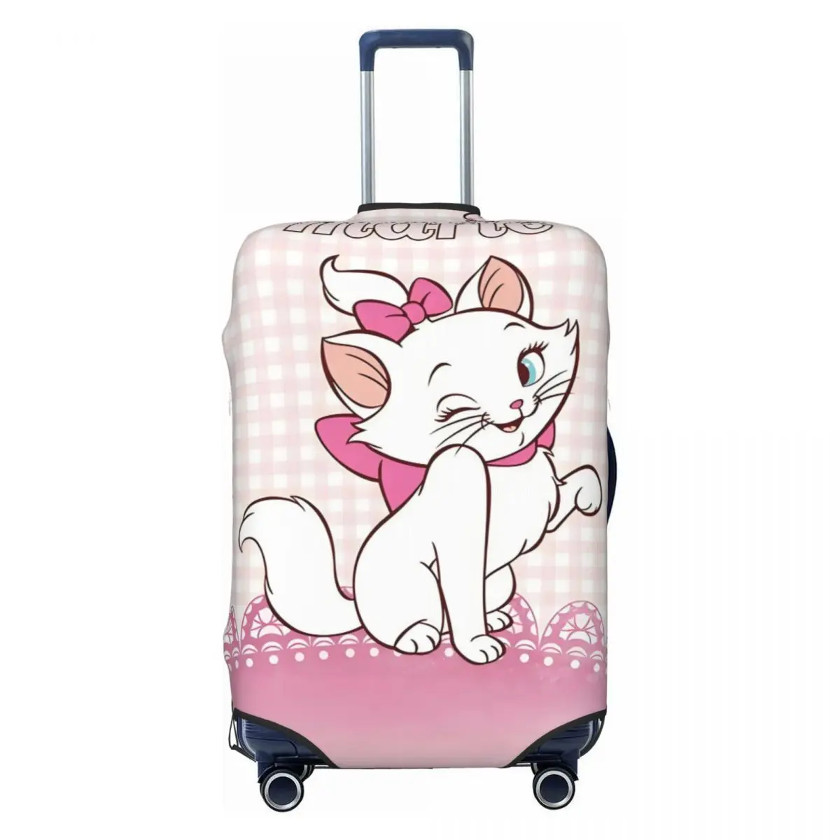 

Custom Cute Marie Cat Luggage Cover Funny Kitten Film Suitcase Protector Covers Suit For 18-32 inch