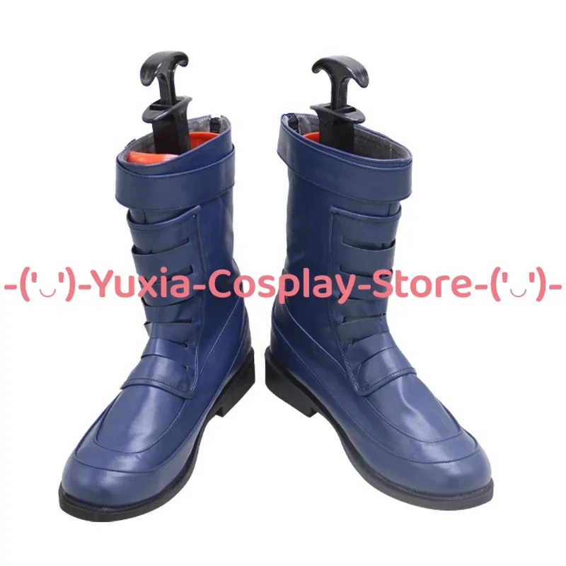 Yuxiacosplay! Scarpe cosplay Peacemaker Gioco anime Personaggio Prop Stivali in pelle PU Costume da festa di carnevale di Halloween