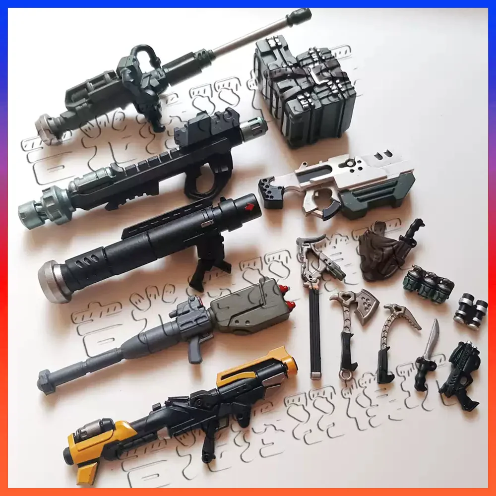 البضائع السائبة 1/18 مقياس الجندي حزام مسدس خنجر تلسكوب الجليد الفأس الفأس نموذج الملحقات صالح 3.75 بوصة عمل الشكل الجسم الهدايا