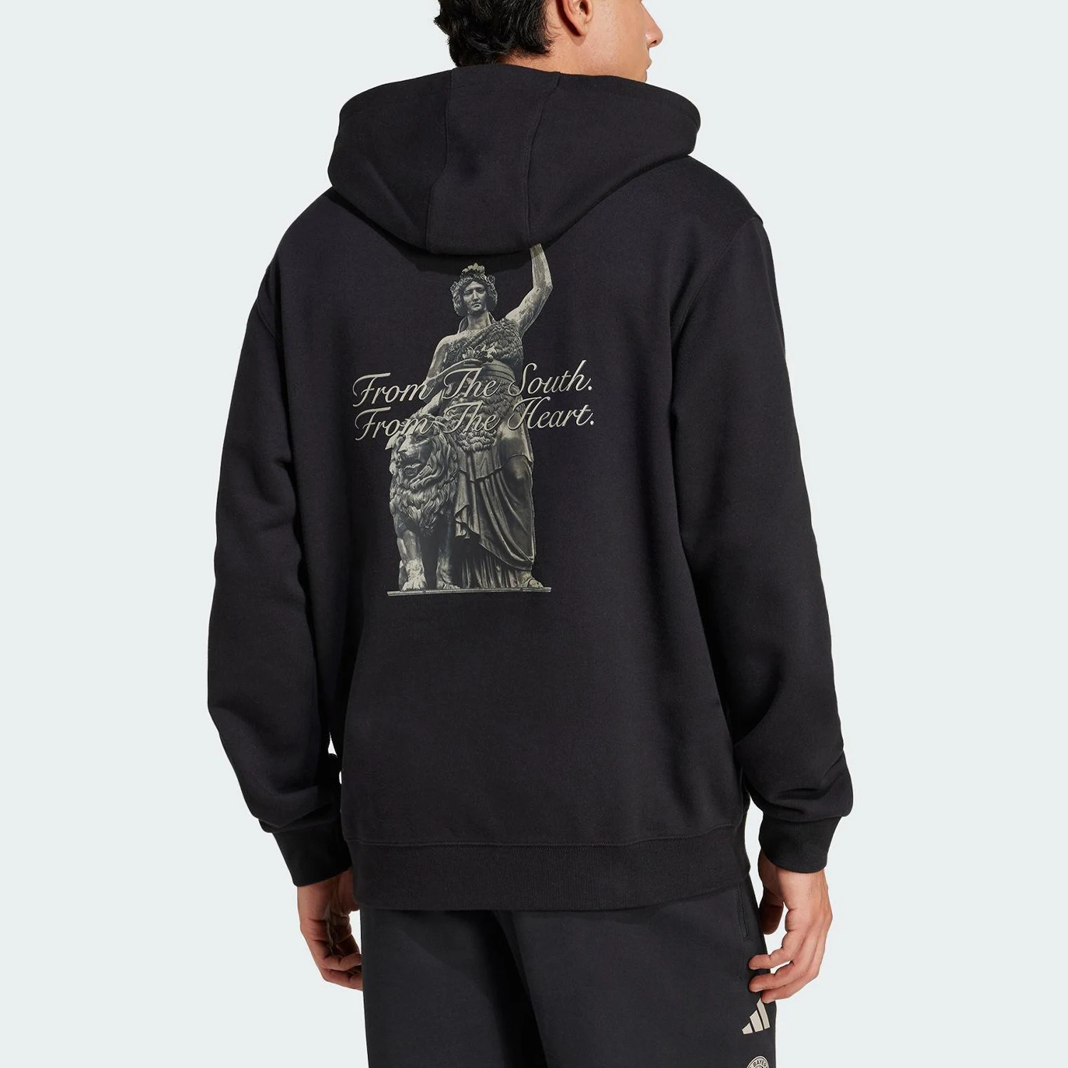 أديداس حقيقية الربيع/الخريف 2025 الرجال محبوك فضفاض كرة القدم البلوز JF0577