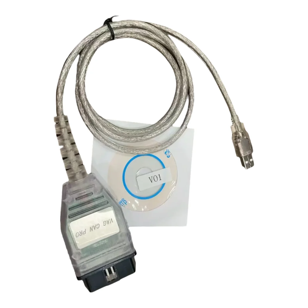 

Интерфейс VAG CAN PRO USB-кабель V5.5.1 Автомобильный диагностический инструмент Сканер Obd2 CAN BUS K-Line для AUDI/VW