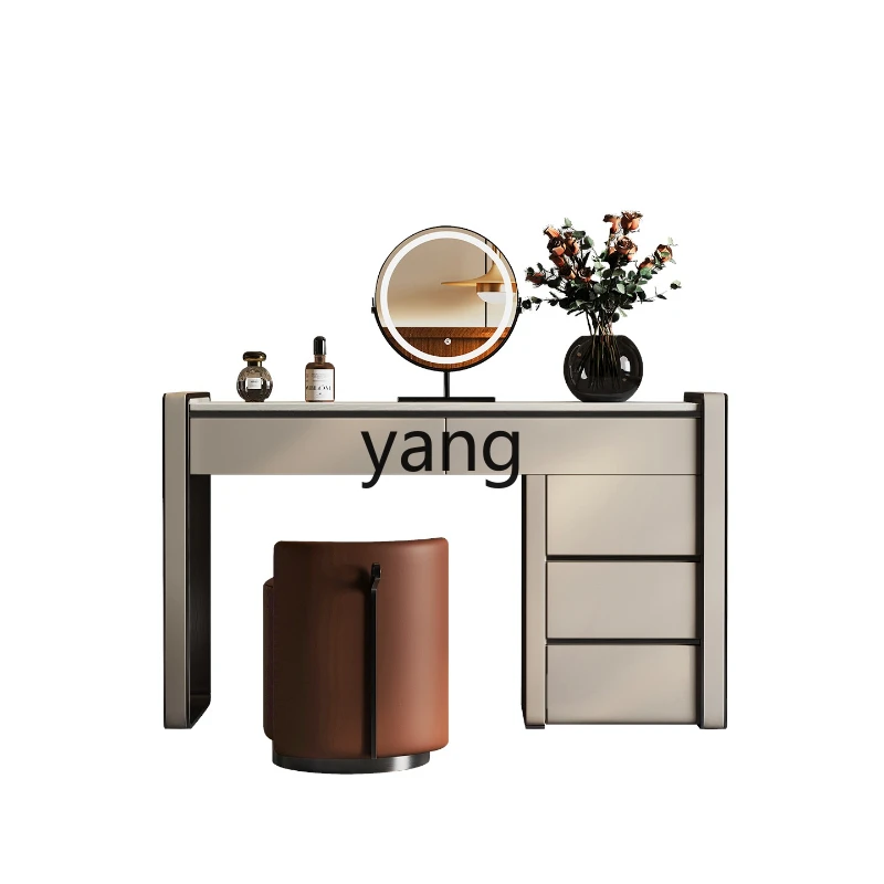 LMM Integrated Bedroom Kali Ice Jade Marble Italian Style Makeup Table