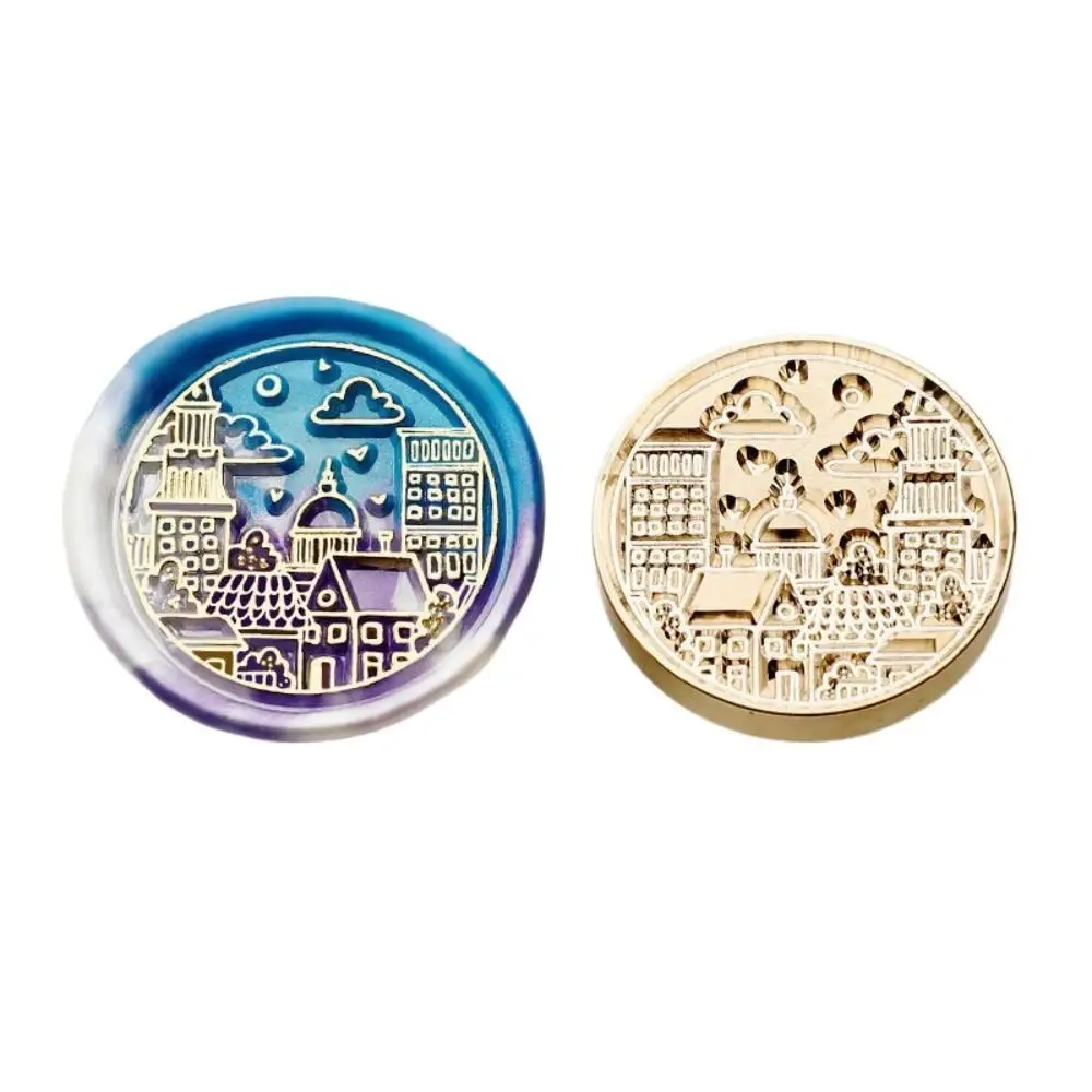 

Butterfly Icon Wax Seal Stamp Replace Head Star Sky Pattern Flowers Sealing Wax Seals Head Retro DIY Tool
