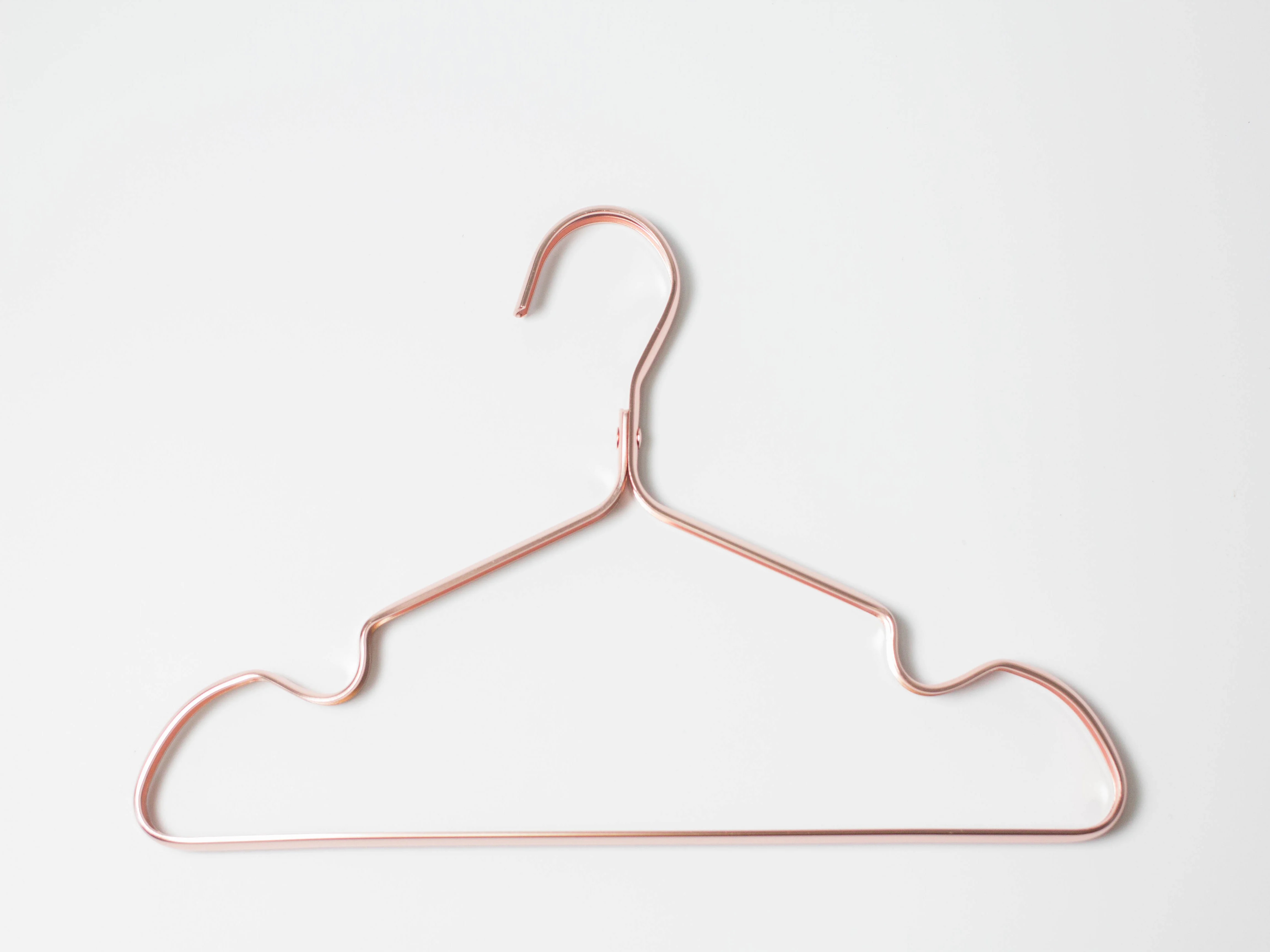 

10 PCS Metal Clothes Hanger For Kids Rose Gold Anti Slip （DN-610K-COP）