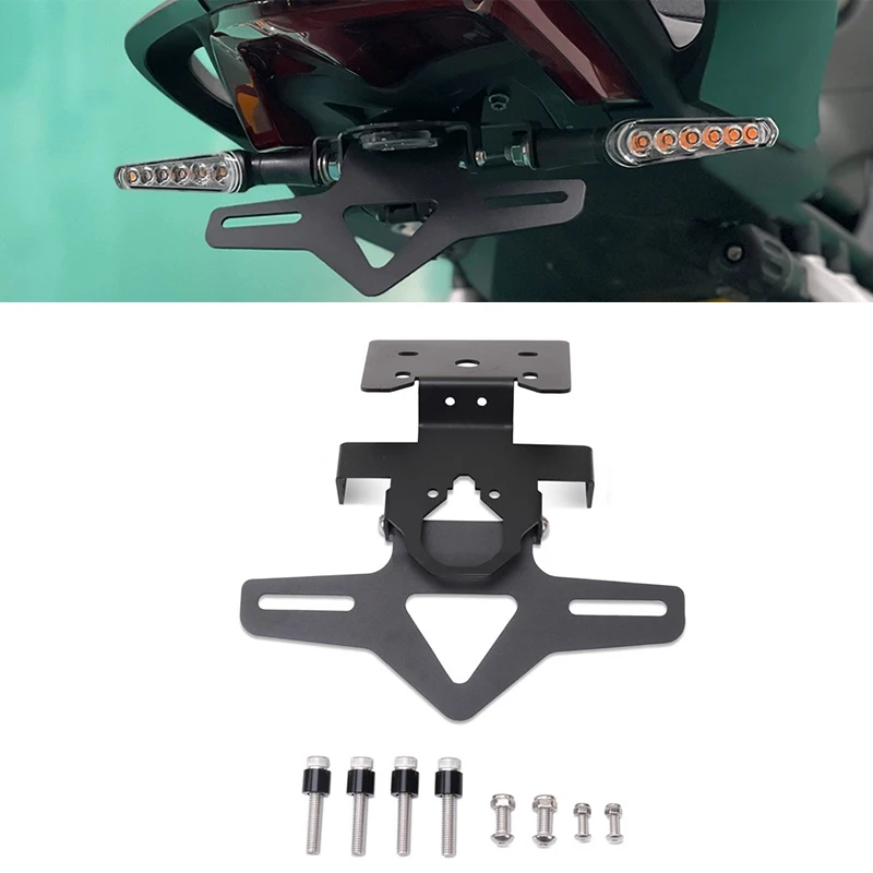 SRK800 Motorrad-Kennzeichenhalter Fender Eliminator Short Tail für QJMOTOR SRK800RR SRK800 RR SRK600RS SRK 800 800RR 600RS