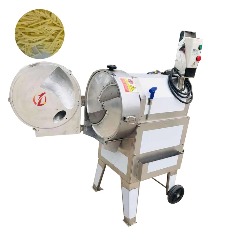 

QD-Industrial Vegetable Cutting Machine Commercial Potato Vegetable Cutting Machine Electric Potato Cutter