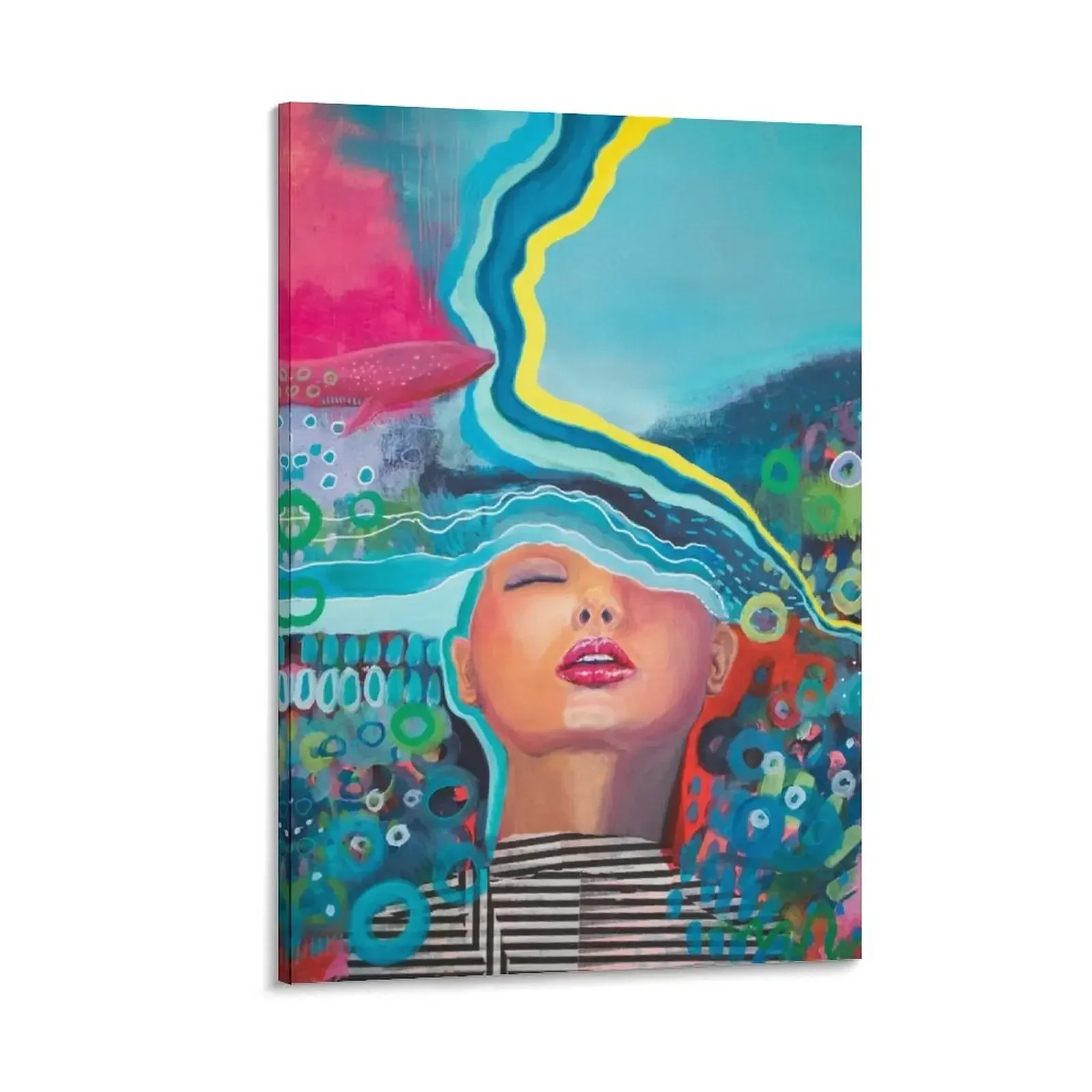 

Colorful portrait 02 Canvas Painting home and decoration interior paintings decorative frames wall room