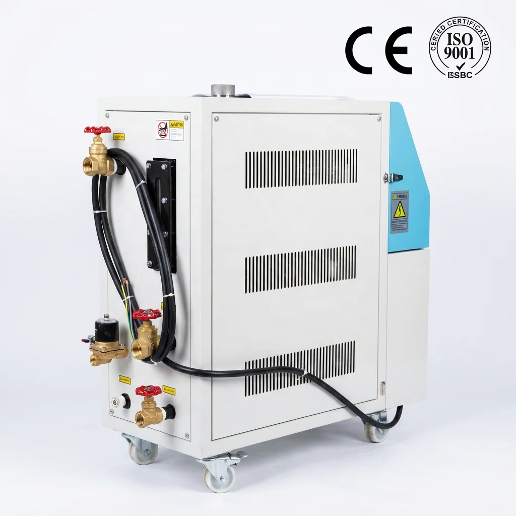 HUANQIU Brand CE Certified 6KW 100L/min Automatic P.I.D Control Mold Temperature Controller
