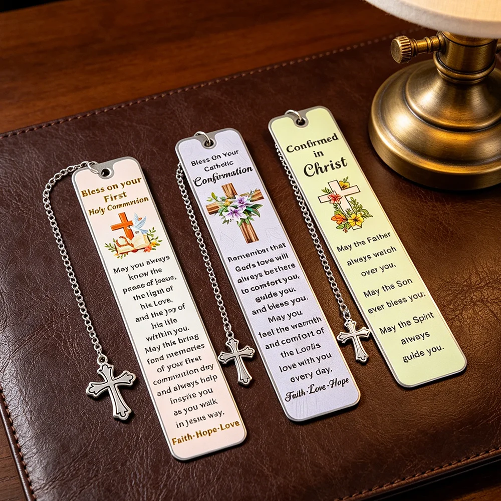 2026 First Communion Gifts for Girls 1st Holy Communion Gift for Teen Girls Kids Religious Bookmarks Catholic Bookmark