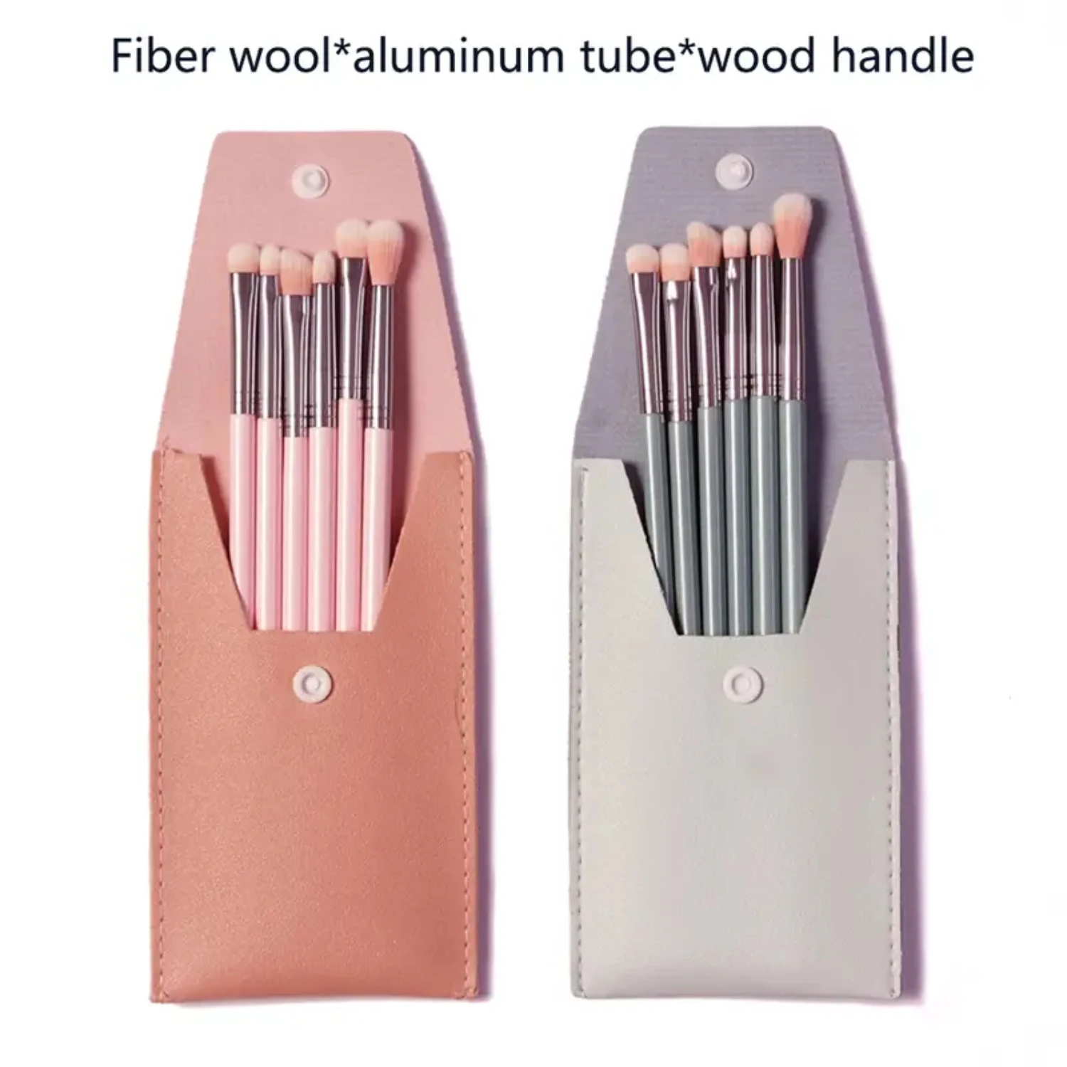 مجموعة فرش مستحضرات التجميل النسائية المحمولة مكونة من 8 قطع من ماكرون كولور للسفر، فنان مكياج محترف، للاستخدام اليومي، Ble #4