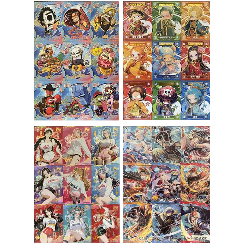 

Japanese Anime One Piece Nami Roronoa Zoro Nico Robin Vinsmoke Reiju Collectible Cards Christmas Birthday Gift Children's Toys