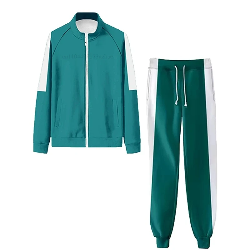 Women Calamari Game 2 Tracksuit Costume Sweatshirt Uniform Korea Drama Disguise Men Cosplay Halloween Number T-Shirt Pant Jacket