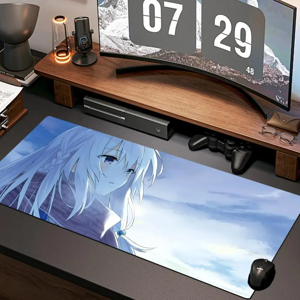 Elaina Mouse Pad New Computer Home Mousepad XXL Desk Mats Natural Rubber Office Anti Slip Gaming Accessories pad
