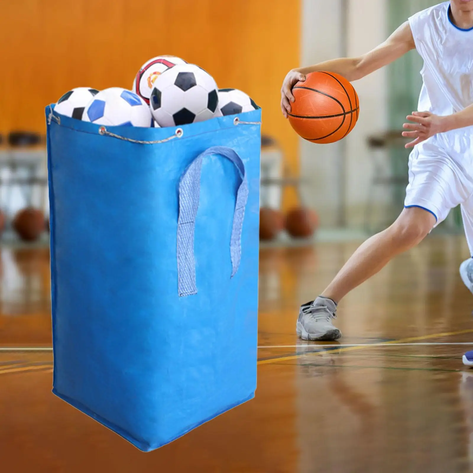 Sport Balls Bag Multifunction Equipment Moving Bag for Stadium Home Gym