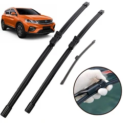 Xukey Front & Rear Windshield Windscreen Wiper Blades For Geely Coolray Proton X50 BelGee X50 2018 2019 2020 2021 2022 2023 2024