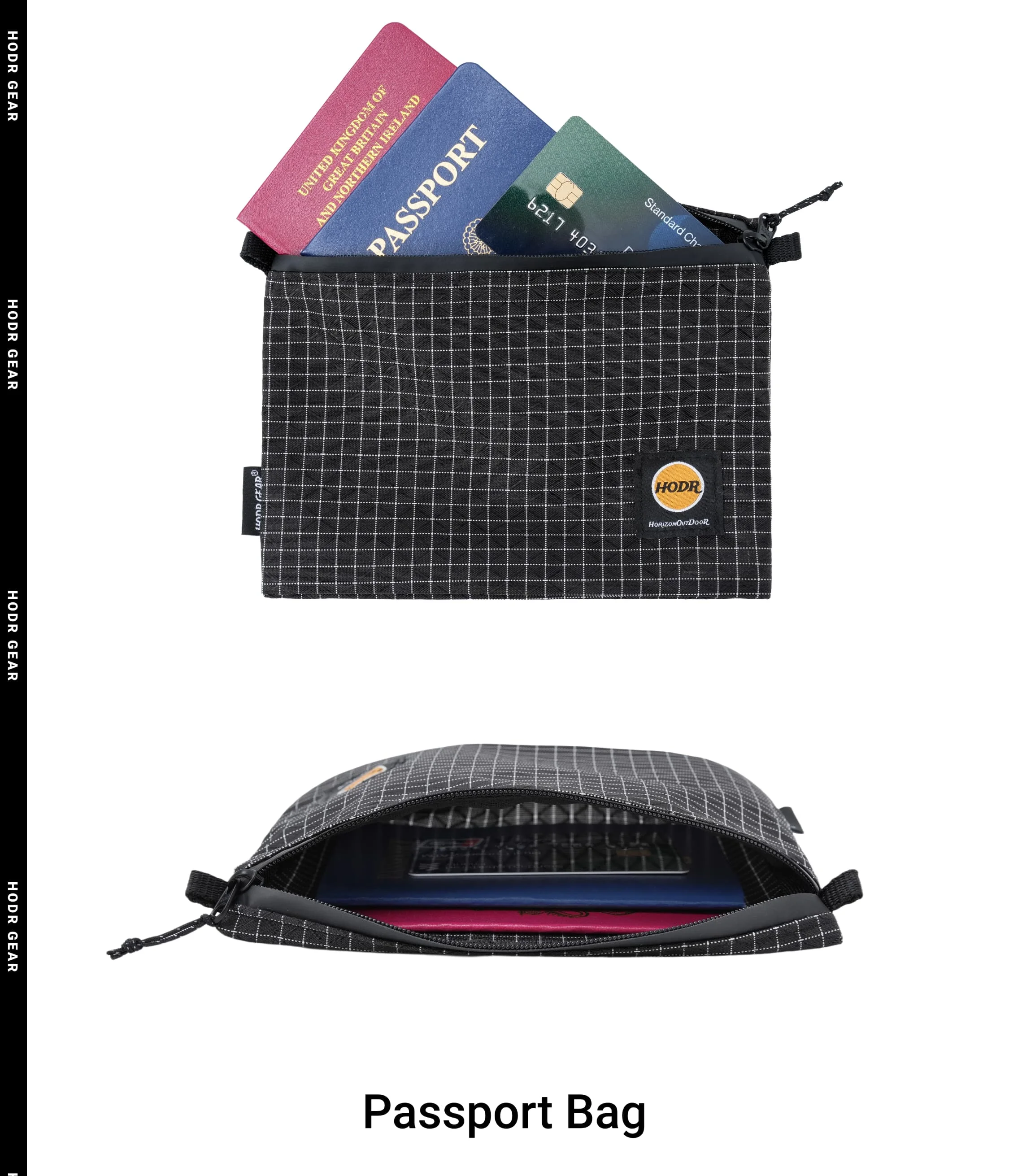 [HODRGEAR] Ditty Bag Ultraleichte, selbststehende Gripstop UHMWPE 210D Aufbewahrungstasche 18g Reiseorganizer für Erste-Hilfe-Set und Reisepass – Detail 11