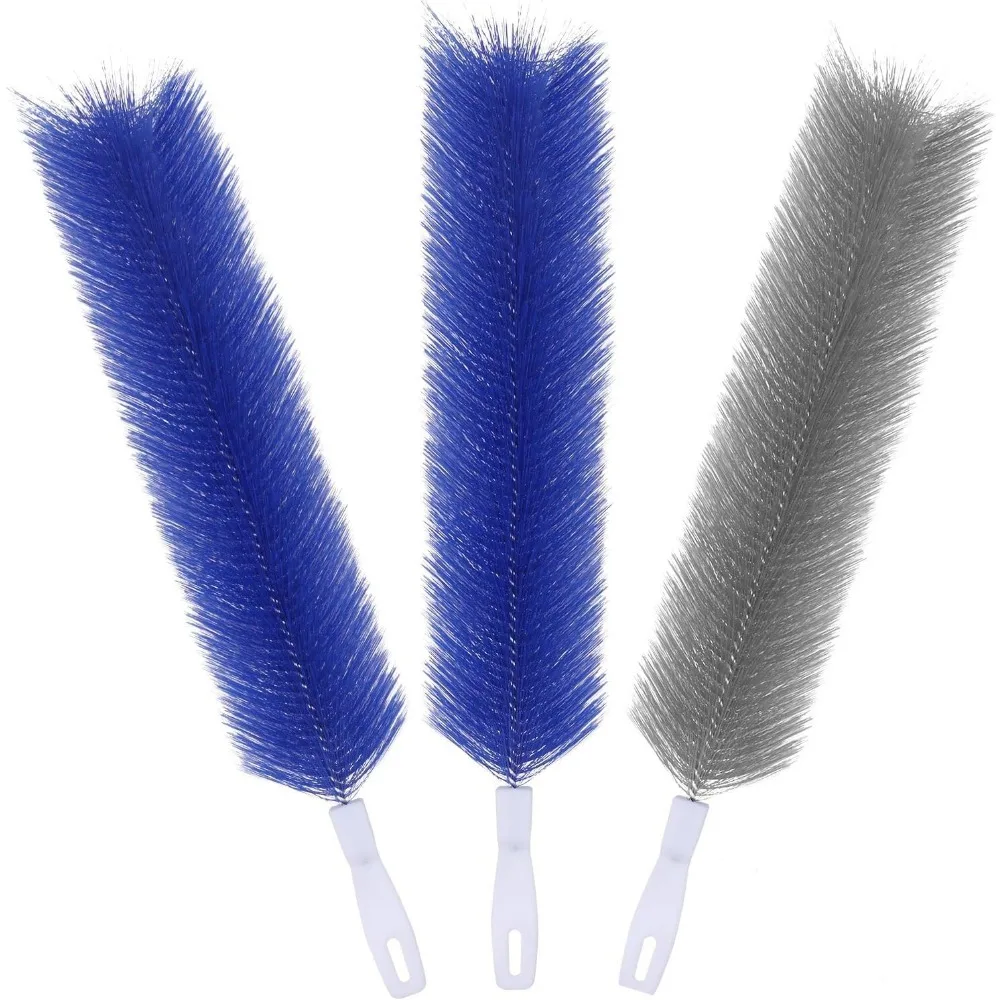 

3 Pcs Fan Cleaning Brush Bendable Cobweb Duster - Microfiber Head, Washable - Ideal for Ceiling Fan Blades, Air Vents, Curtains,