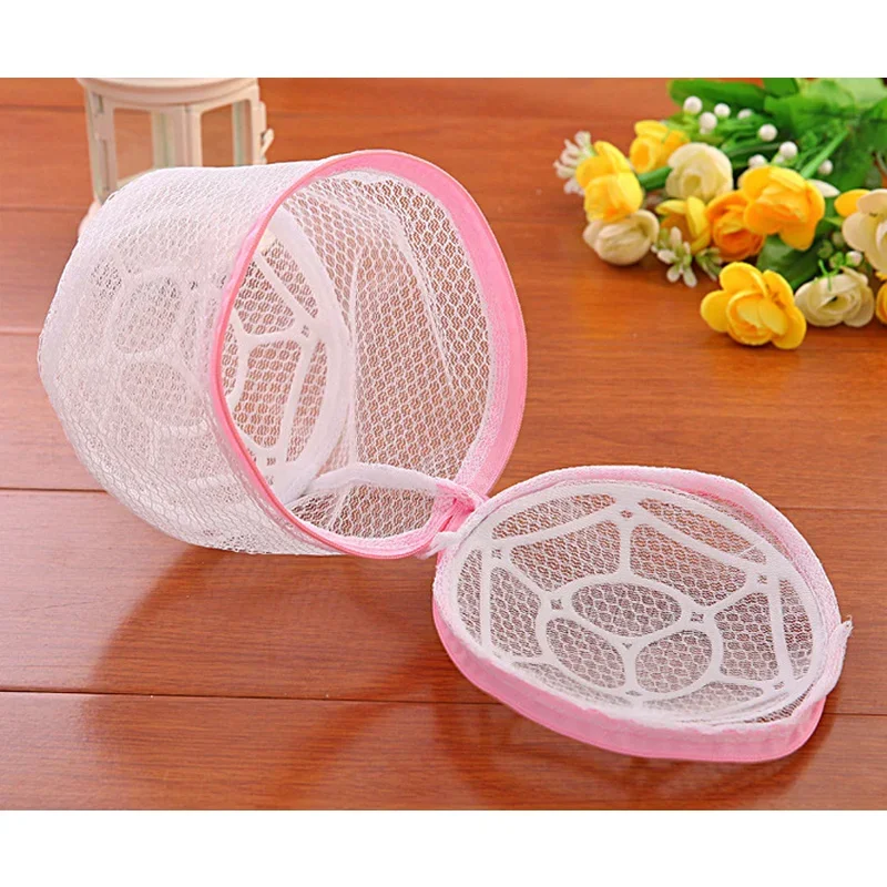 

Underwear Bra Wash Bags Laundry Home Storage Bags Bras Nylon Cylinder Bags Protect Clothes Mesh Bathroom Storage Container Cases