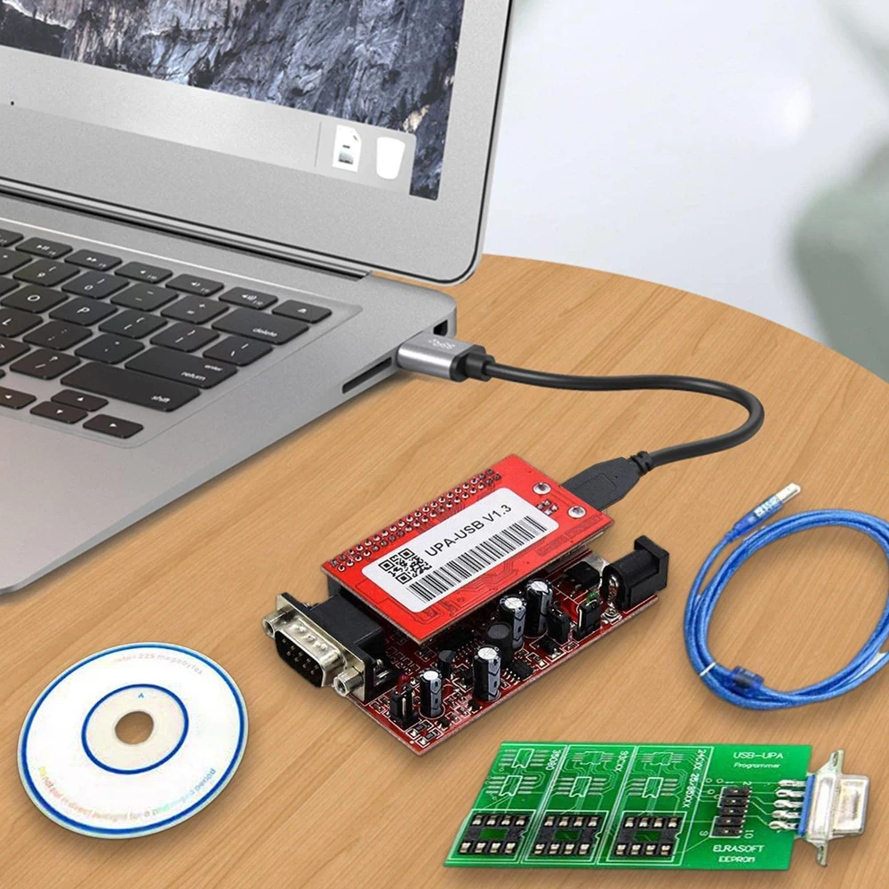 V1.3 الوحدة الرئيسية UPA USB مبرمج Eeprom محول UPA-USB ECU مبرمج أداة تشخيص UPA رقاقة ضبط أدوات
