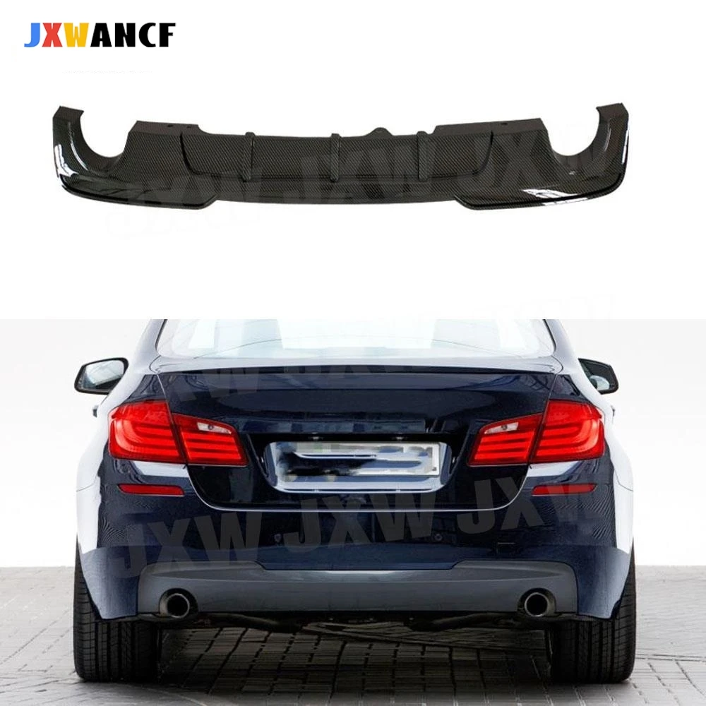 

JXWANCF Rear Bumper Lip Diffuser Spoiler for BMW 5 Series F10 F18 M Sport M Tech Sedan 2011-2017 MP Style Rear Diffuser
