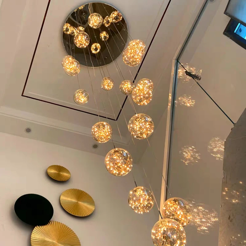 Nordic Living Room Chandelier Affordable Luxury Pendant Lamp Applicable To Decoration Maison Interior Lighting