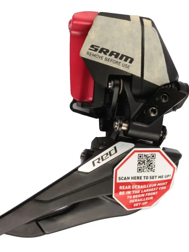 AliExpress SRAM RED AXS E1 Front Derailleur 2x12 Speed Braze on Not Included Battery Black Original Parts FD-RED-E-E1