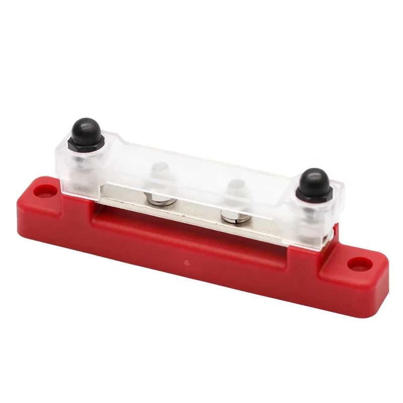 Marine 150A 12V 24V 4 Stud Battery Heavy Duty Bus bar Distribution Terminal Block Positive Negative Bus Bar For Auto Car Boat