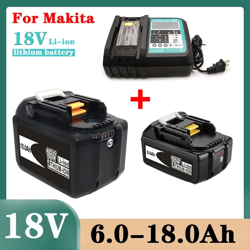 

Аккумулятор BL1860 для Makita 18 в, 18 в, аккумуляторная батарея для электроинструментов, сменная батарея для makita BL1830 BL1840 BL1850B