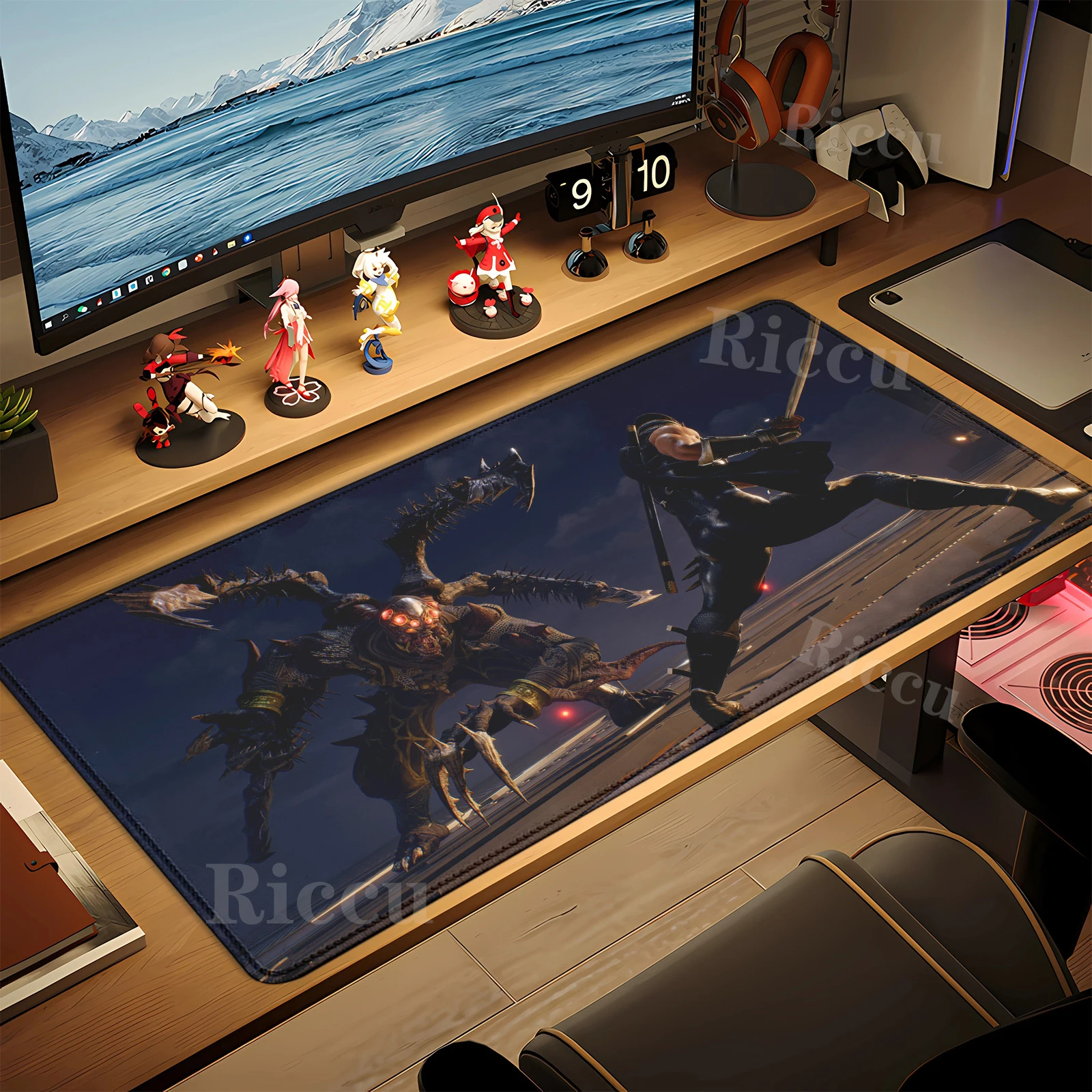 Simplicity Art Cute Cat Large teclado mouse pad Computer Gaming offices accessories mousepad Big Keyboard Gamer 100x50cm deskmat