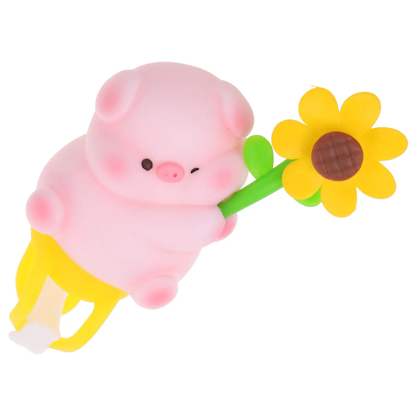 

Декоративная фигурка свиньи на руль мотоцикла/велосипеда, стильный аксессуар из ПВХ для любителей езды