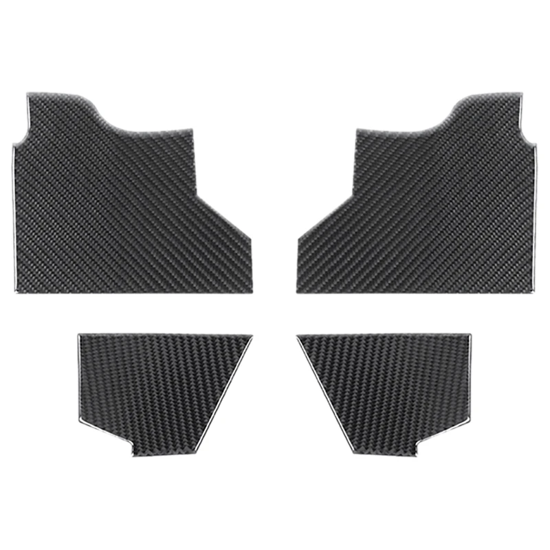 Carbon Fiber Stickers for Dodge Challenger 2015 Car Trunk Buffer Cover Protection Accessories for Dodge Challenger 2015+