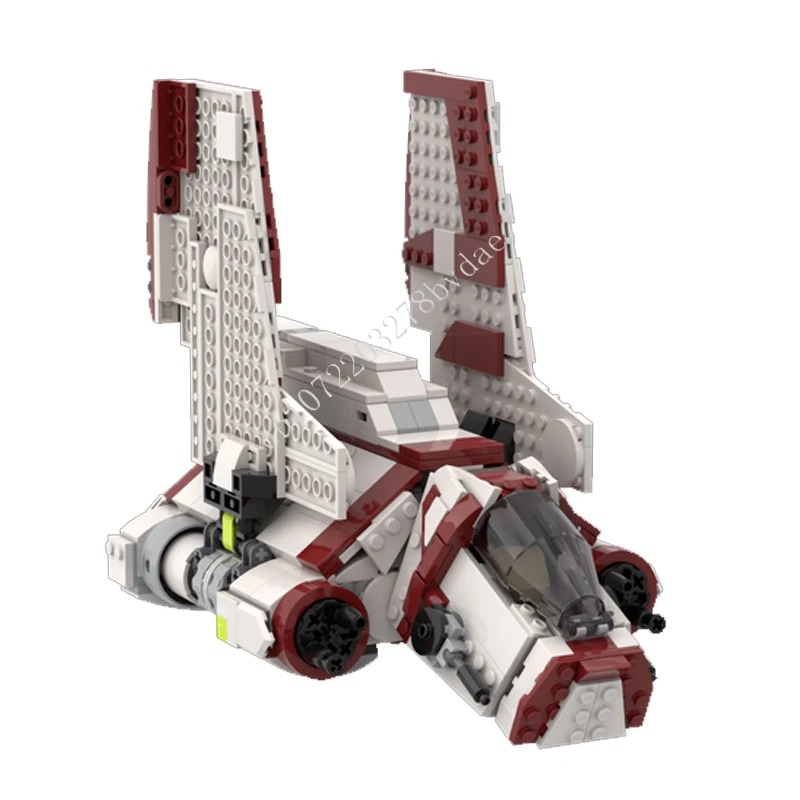 

778 шт., Nu-Class Attack Shuttle, космическая война, военные MOC, космический корабль, боевые пазлы, сборка, игрушка на Рождество, день рождения, подарок для детей в возрасте