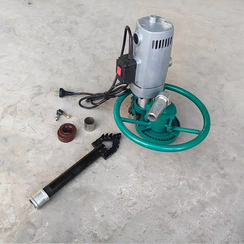 Mini Handheld Electric Drilling Rig 40m Household Portable Power Drill Easy Operation Compact Design for Home DIY Repair