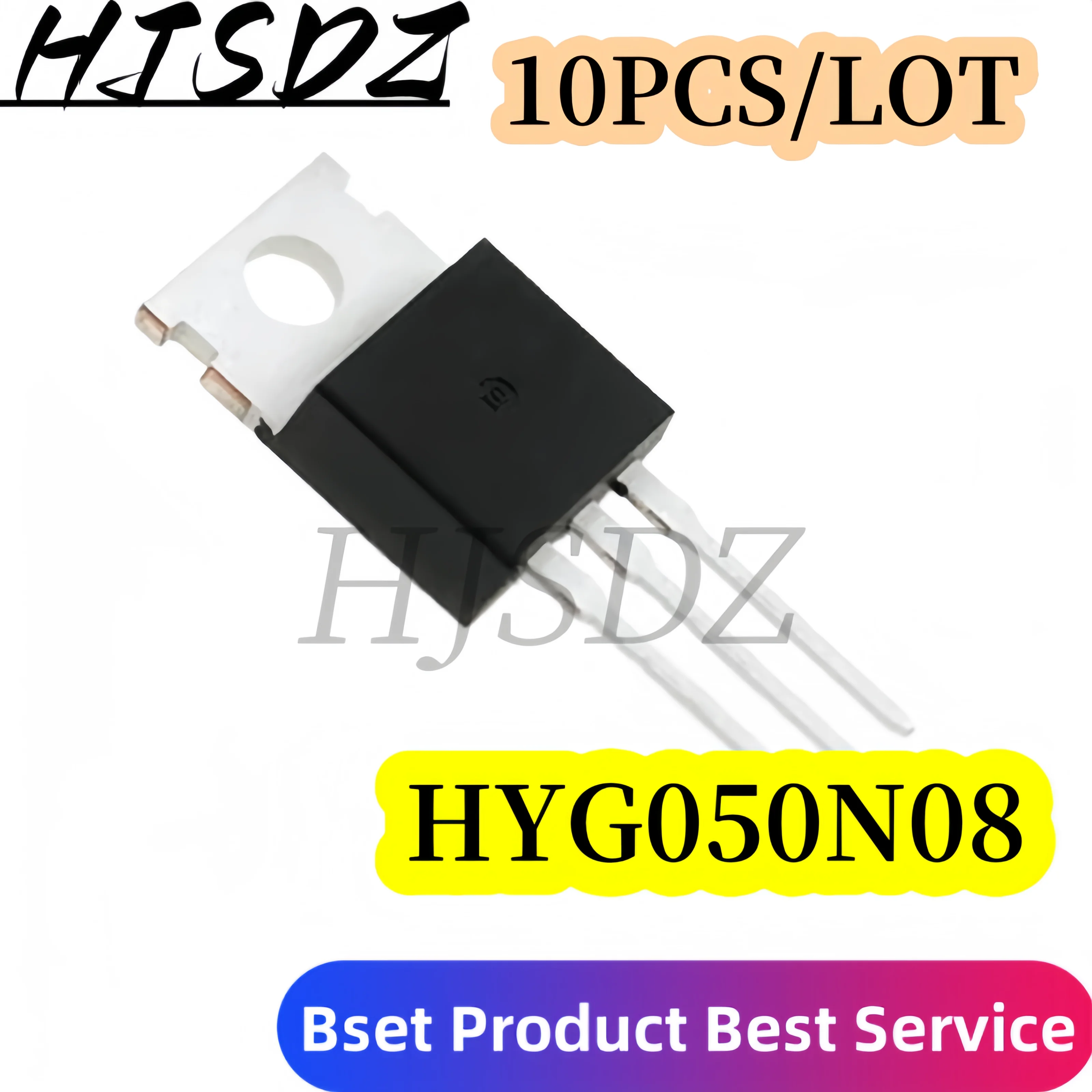 10Pcs/Lot G050N08 HYG050N08 HYG050N08NS1P 050N08 TO-220 Transistor 100%