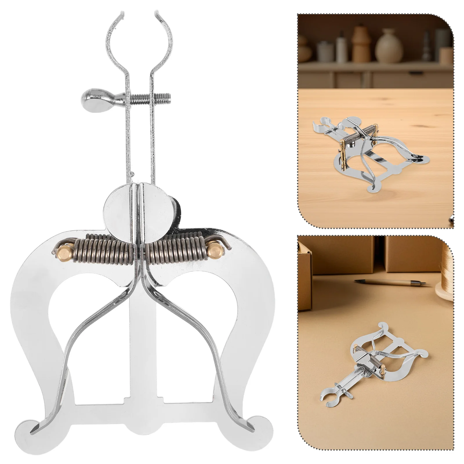 

Portable French Horn Sheet Clamp-On Lyre Holder For Clarinet Trombone Instruments Durable Metal Lightweight Secure Clamping Wind