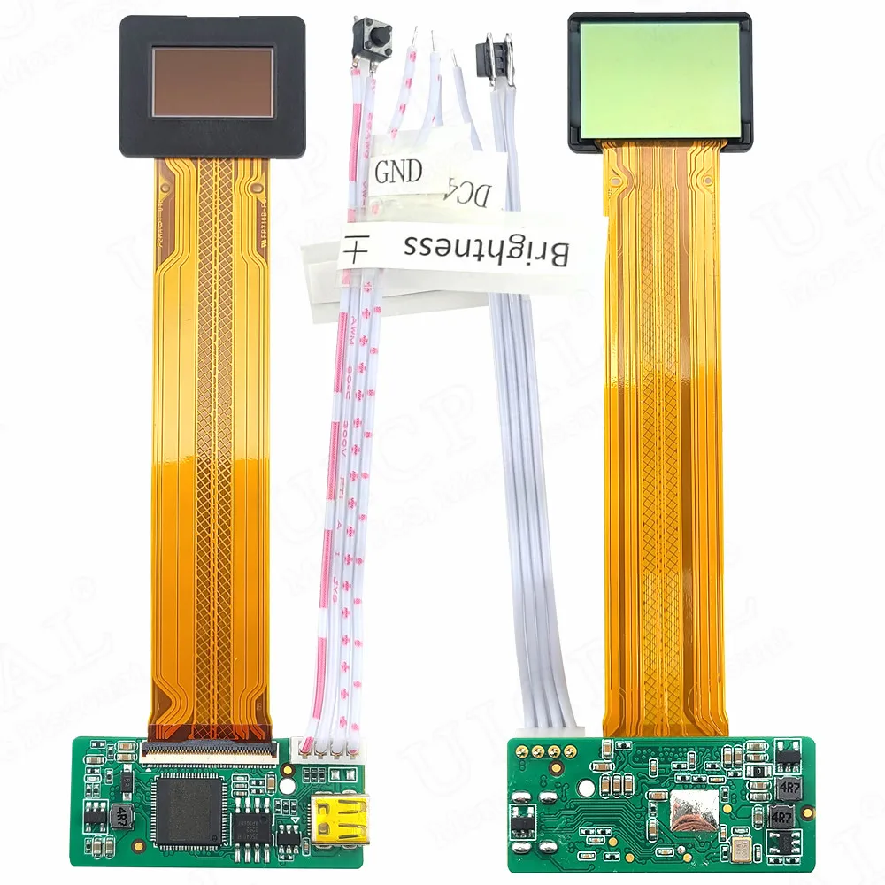 0.71 Inch OLED Display Module Viewfinder for Smart Glasses Helmets 3D VR AR EVF 1920*1080 HDMI LCD Screen Module View Finder