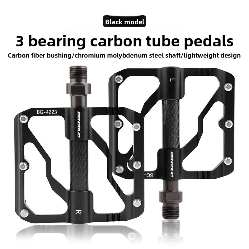 

Велопедали BG-4223 с 3 подшипниками, карбоновыми трубками, осью из алюминиевого сплава Cr-Mo, для MTB