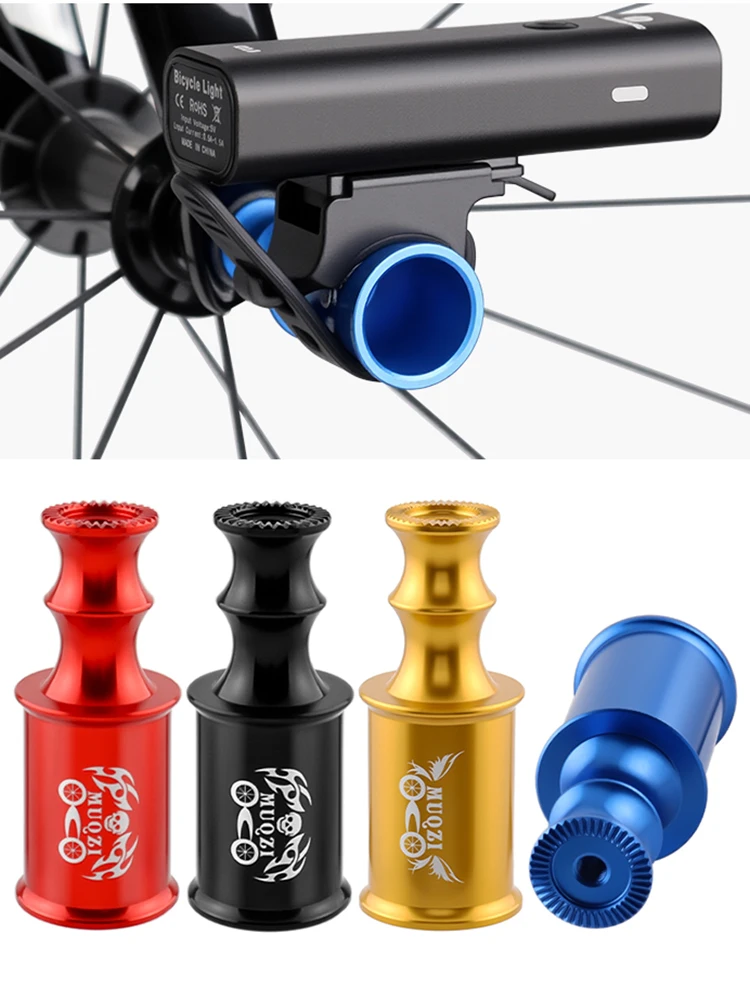 Support de fixation MUQZI pour éclairage de vélo M5 à dégagement rapide – Adaptateur de support de feu avant ou arrière