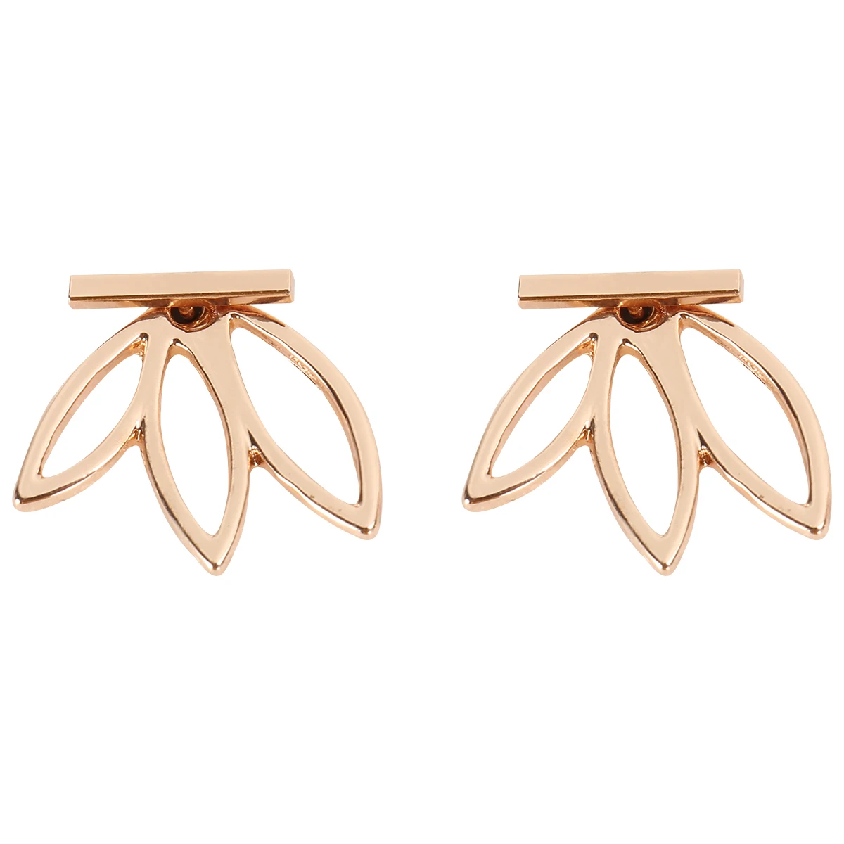 

Lotus Shape Vintage Studs Alloy Fashion Ear Drop Earrings Ring Ear Studs Durable Birthday Wedding Gifts