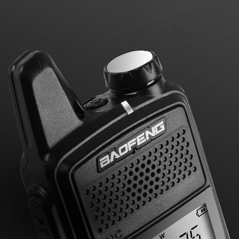 Imagem -05 - Baofeng-mini Walkie Talkie Original Pequenos Rádios Portáteis em Dois Sentidos Garçom Interphone Rádio fm Bf-t1 5w Uhf 400470mhz 1500mah